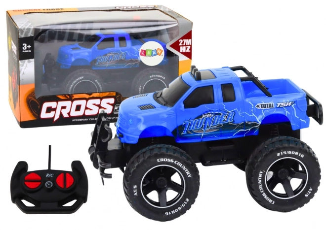 Racer Monster Truck med fjernbetjening 1:18 – blå