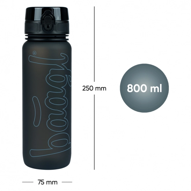 BAAGL Tritan vandflaske Sort, 800 ml