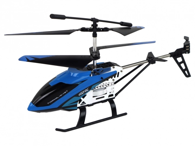 Aluminiums RC helikopter 2.4G Blå 15 minutters flyvetid
