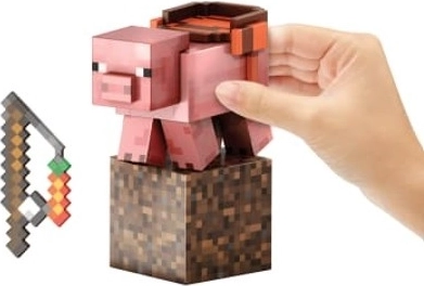 Minecraft Zombie Figur med Diamant Niveau