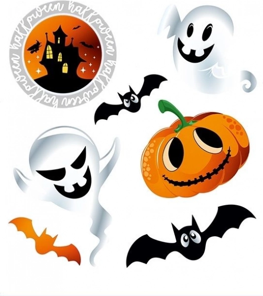 Strygemærker Spøgelser Halloween – lille ark