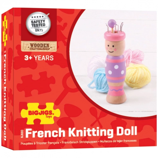 Bigjigs Toys strikkedukke