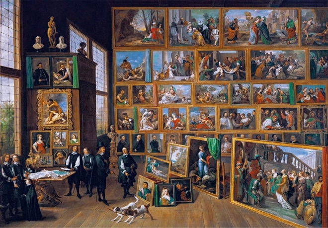 Puslespil 2000 brikker Museum Teniers Ærkehertug Leopold Wilhelm