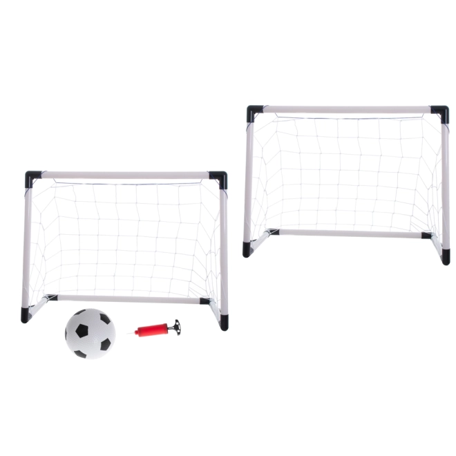 Fodboldmål 2 i 1 til børn 143x110x70 cm