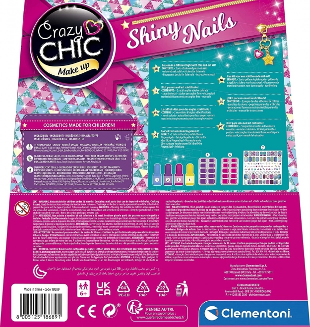 Sada negle Crazy Chic Fluo