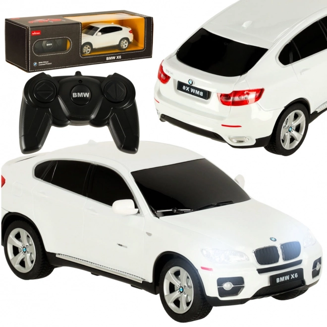 Fjernstyret bil BMW X6 1:24 hvid