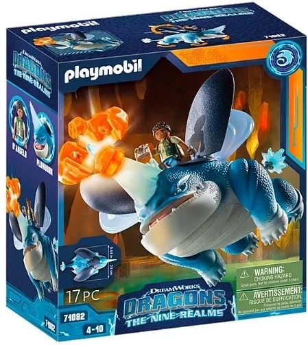 PLAYMOBIL DRAGONS figurætsæt Plowhorn & D'Angelo