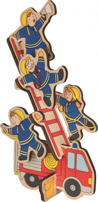 GOKI Træpuslespil Brandmænd