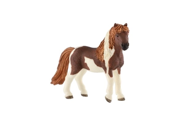 Hjemmelavet shetlandspony i plast, 12 cm i pose