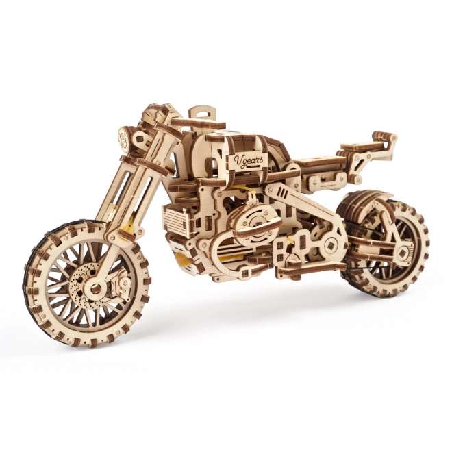 Ugears 3D puslespil Motorcykel med sidevogn 380 stykker