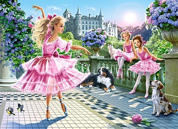 Puslespil 180 brikker – balletdansere