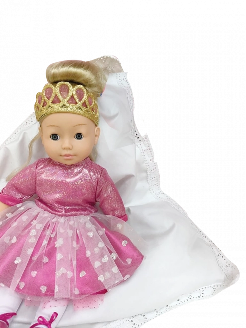 Dukke Bambolina Molly prinsesse med 3 sange