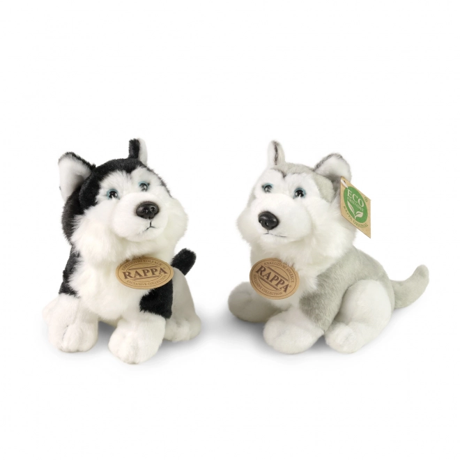 Plys hund husky 16 cm MILJØVENLIG