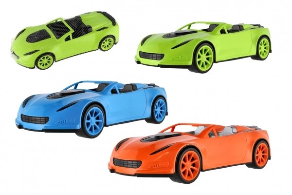 Auto sports plast 16x38cm til fri løb 3 farver i net