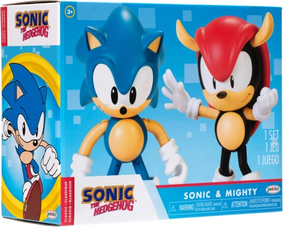 Figuriner SONIC Classic og Mighty 10 cm – sæt med 2 stk.