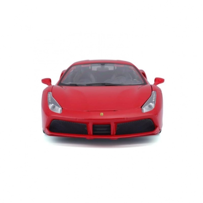 Metalbil Ferrari 488 GTB rød