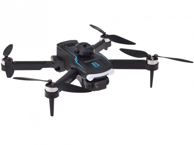 Sammenfoldelig drone med kamera og fjernbetjening