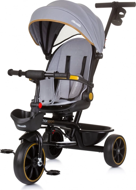 CHIPOLINO trehjulet cykel med solskærm Max Sport 2-i-1 – Ash Grey