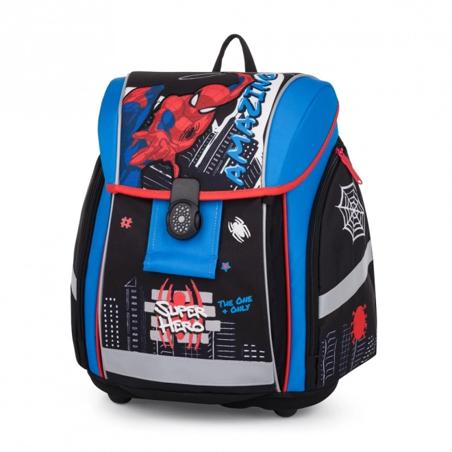 Skolesæt PREMIUM LIGHT med Spiderman motiv
