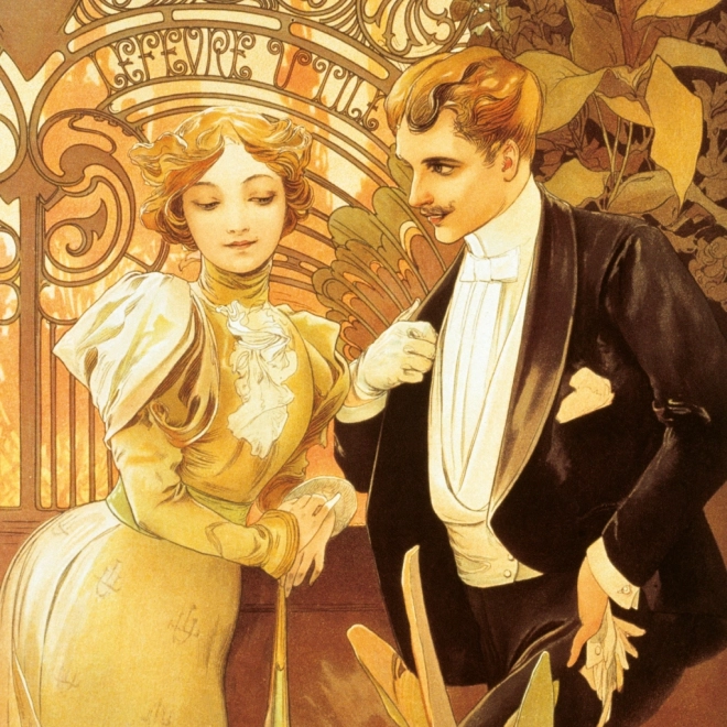 Notesblok Kalender Alfons Mucha 2026