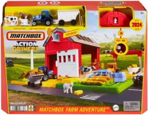 Matchbox sæt landbrug dyr traktor lyd