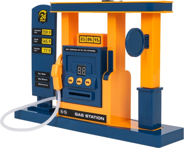 Realistisk tankning med lys og lyd