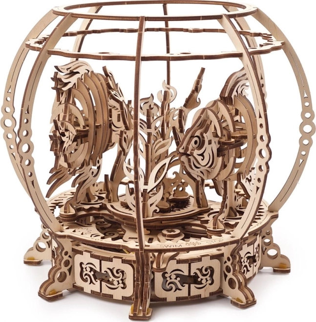 Ugears 3D træ mekanisk gåde Mekanisk akvarium