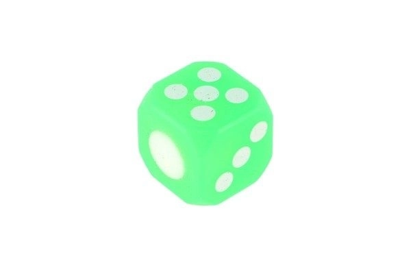 Lysende silikonekube 3 cm - 1 stk