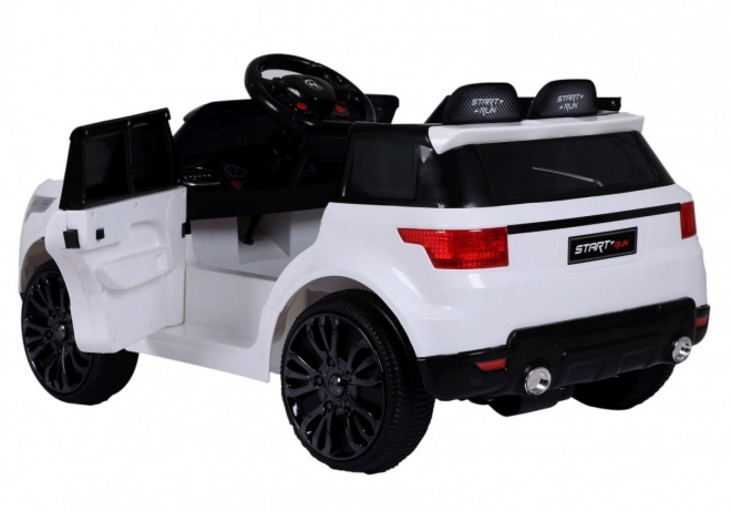 Elektrisk bil Land Rapid Racer hvid