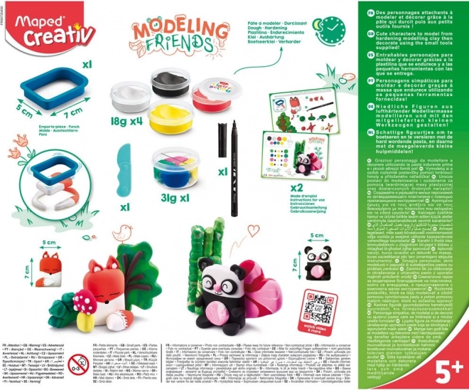 Kreativt Sæt Maped Creativ - Modellering Med Figurer
