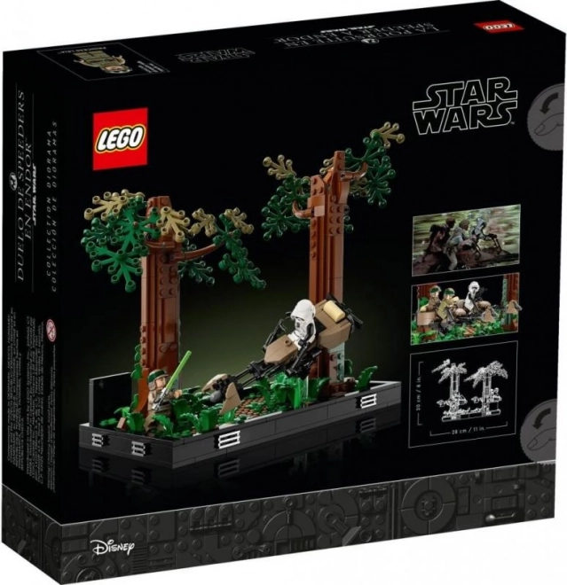 LEGO4; Star Wars422; 75353 Speeder-jagt på planeten Endor422; 013; diorama