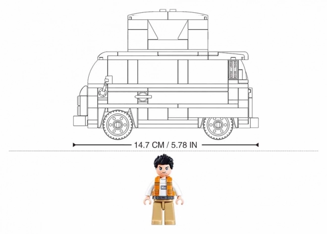 Campervogn Sluban ModelBricks TS-2