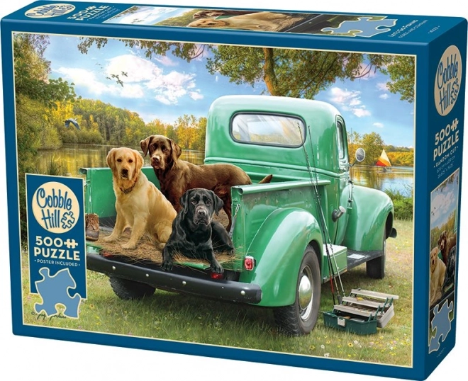 COBBLE HILL Puzzle Lad os fiske 500 brikker