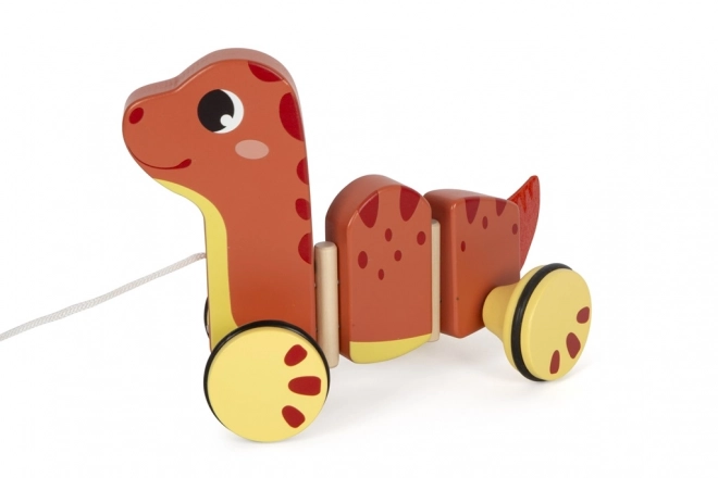Små fod Træ trækhund Dino