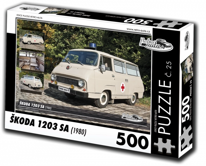 Puslespil RETRO-AUTA Škoda 1203 SA 500 brikker