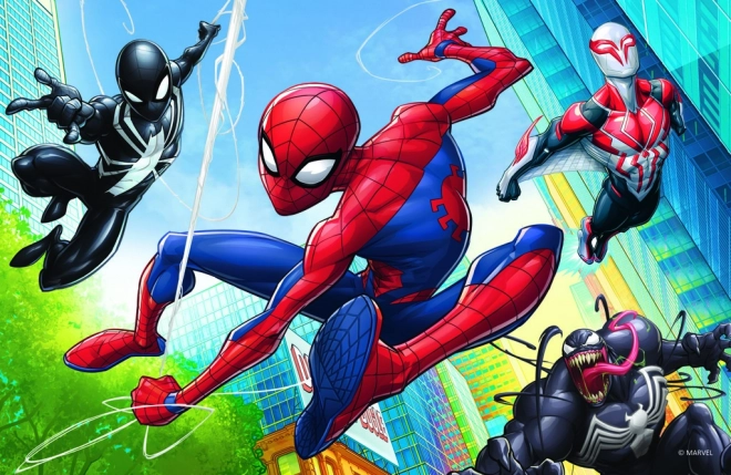 Minipuslespil 54 brikker Spider-Man fra Trefl