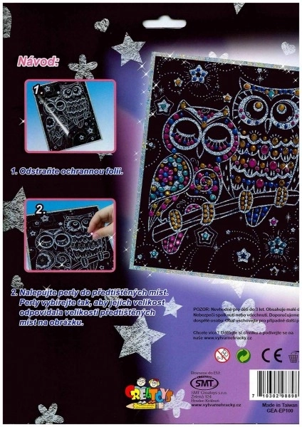 ARTLOVER Perlebillede Ugle 20x25 cm