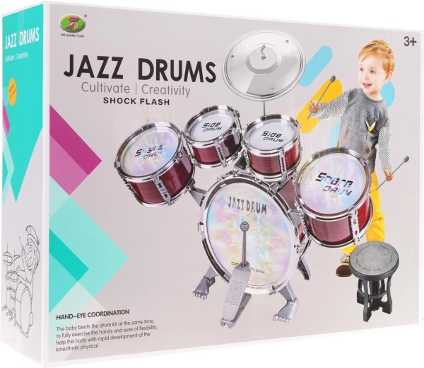 Trommesæt med lys