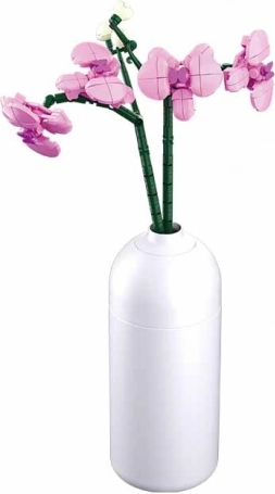 Sluban blomster – orkidé i vase byggesæt