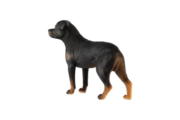 Plast hundefigur Rottweiler 8cm