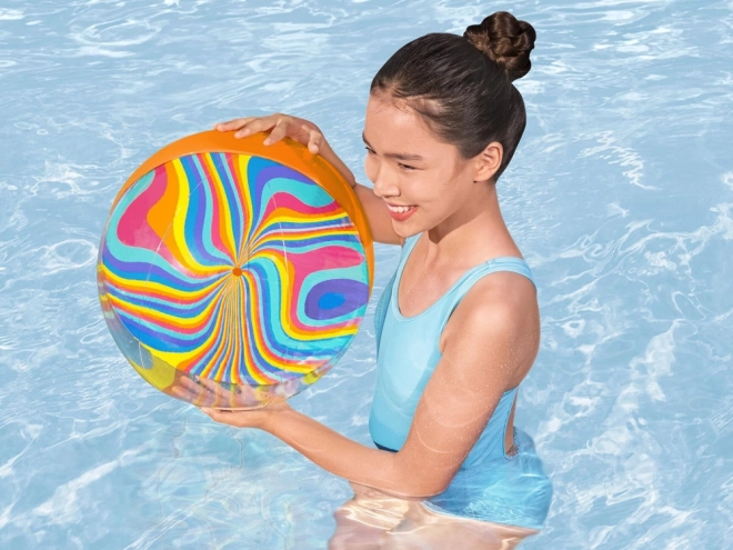 Bestway oppustelig strandbold Twist 46 cm