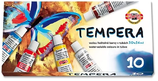 Temperamaling KOH-I-NOOR 10x16ml Sommerfugl