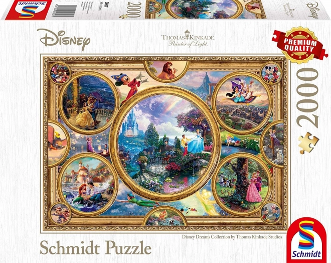 Puzzle Disney collage 2000 stykker