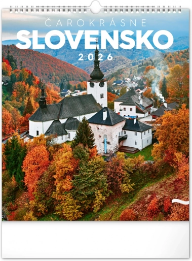 Vægkalender Skønne Slovakiet 2026
