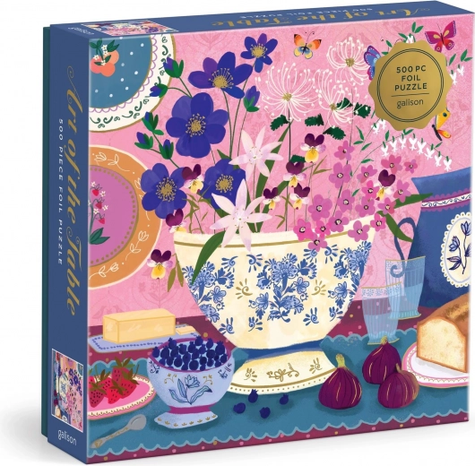 Galison foliepuslespil Joy Laforme – Bordets kunst, 500 brikker