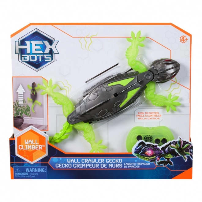 Gekko kravlende på vægge Hex