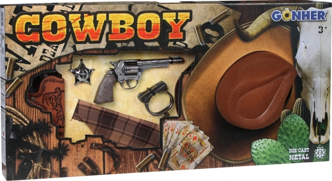 Cowboy sæt med hat