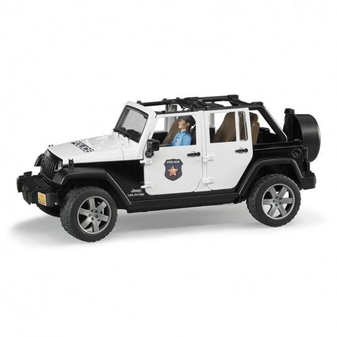 Bruder Jeep Wrangler Rubicon Politi
