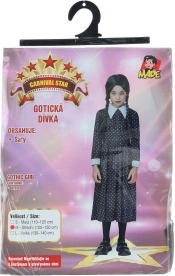 Gotisk pige-kostume til børn 120–130 cm