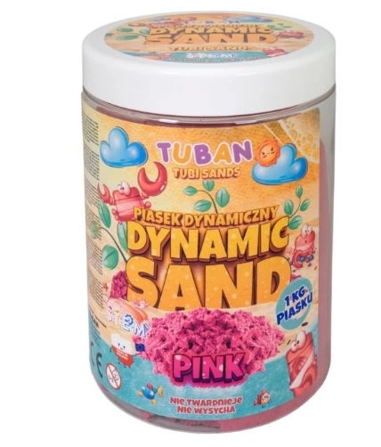Rosa dynamisk sand 1 kg